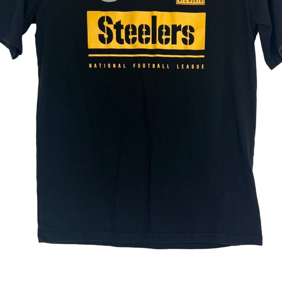 NFL Pittsburgh Steelers Tshirt Kids XL 18/20 Black AFC North Fanwear - Picture 4 of 7